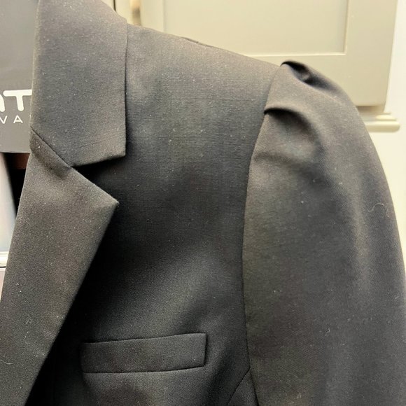 EUC Banana Republic Black Wool Suit Jacket Size 14 - Picture 2 of 3